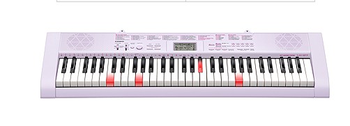 卡西欧 Casio  LK-127粉色发光键61键电子琴