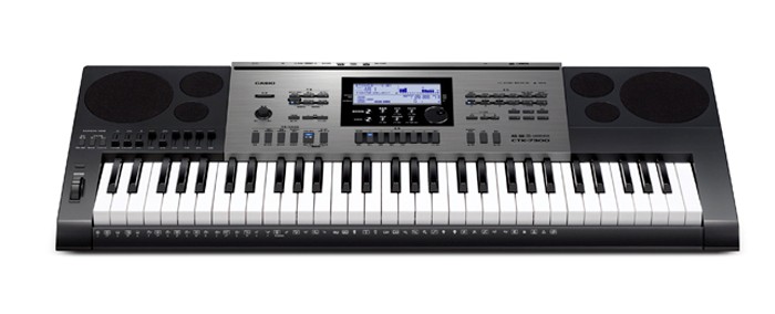 CASIO 卡西欧 CTK-7300 高级型61键电子琴 黑色 考级专